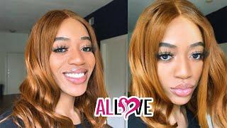 Watercolor Allove Hair  4x4 Mini Frontal Wig Tutorial