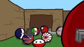 the heavy is dead but it's ww2 (countryballs animation)