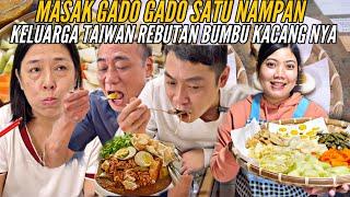 MASAK GADO2  SATU NAMPAN SEMUA REBUTAN BUMBU KACANG NYA