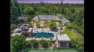 Luxury Mansion in Sacramento, California | 1.5 Acres of Elegance with Pool, Tennis Court, and Spa!