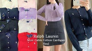 Polo Ralph Lauren Big Girls Cardigan seven colors haul