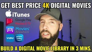 Build a Digital Movie Library for the Lowest Cost | Best Price 4k Digital Movies