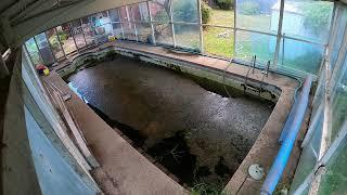 Pool Removal - Look at that SLUDGE. LIMITED ACCESS. Time lapse.