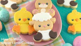 Decorate an Easter Lamb | Cookie Decorating with Royal Icing