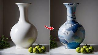 How to make Flower Vase mockup in Photoshop