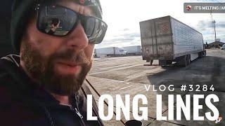 LONG LINES | My Trucking Life | Vlog #3284