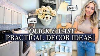 EASY HOME DECORATING IDEAS 2024 Practical Decorating Tips and Hacks!