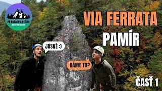 Ako sa lezie ferrata Pamír pri obci Slovenská Ľupča? ‍️ (Časť 1)