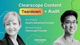 Content Teardown + Audit with Ann Smarty of Smarty Marketing