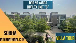 Sobha International City 600 sq yards Upper Duplex Villa Tour...