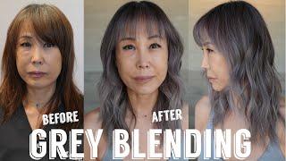 Hair Transformations with Lauryn: Grey Blending on Box Dye  Ep. 226