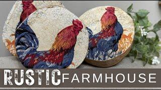 Making Beautiful Primitive Farmhouse Decorations At Home!