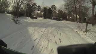 Atlanta Snow Storm 2014 - The Walking Sled