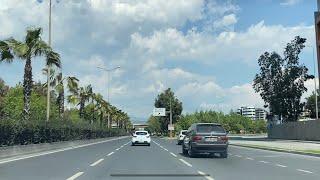 A sunny day in Izmir, a car tour during Ramadan Feast - Friday, April 21, 2023