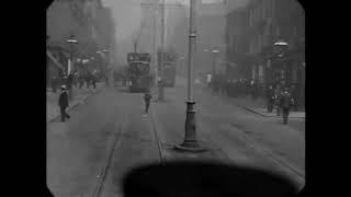 How Tram Ride Looked Like In Sheffield 1902  OLD VIDEO FOOTAGE