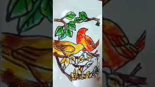 Glass painting ideas | Artist Swapna Salim