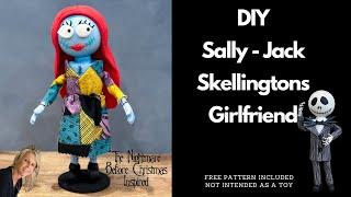 DIY A Sally Skeleton Nightmare Before Christmas Caricature