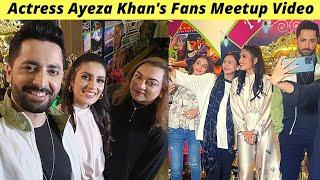 Ayeza Khan Fans Meetup At New Jersey US | Ayeza Khan Danish Taimoor US Trip Latest Video | Zaib Com