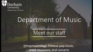 Music at Durham University | Meet our staff | Samuel Horlor