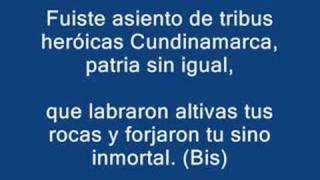 HIMNO DE CUNDINAMARCA