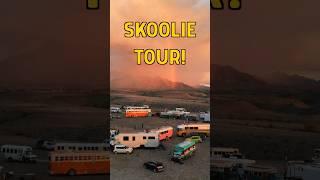 You've got to see inside this bus! #busconversion #skoolietour #mobiledwellings