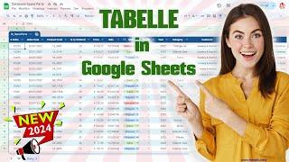 Novità 2024: Tabelle Google Sheets (Sheets with Table)