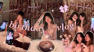 17TH BIRTHDAY VLOG : celebration away from home, hosting my birthday party, Scorpio gurls party