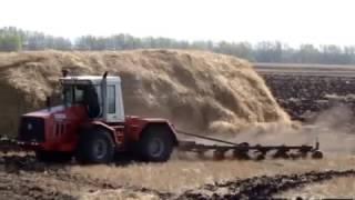 Kirovets 744 plowing /// Трактор К-744Р Кировец пахота