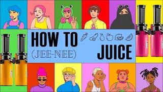 How to juice with Ginnie Juicer. Enhance Your Health with Slow Masticating Juicer.