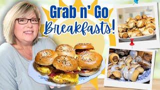 6 GRAB N’ GO Breakfast Meal Prep Ideas | Quick & Easy Handheld Breakfasts for Busy Mornings