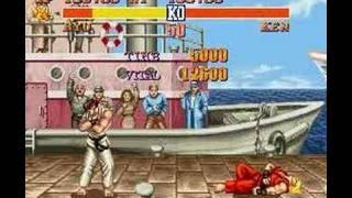 Ryu vs Ken - Street Fighter II - SNES