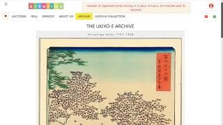 Archive of Japanese Prints - artelino Art Auctions