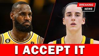 2 MINUTES AGO: LeBron James ACCEPTED Caitlin Clark THE WNBA G.O.A.T