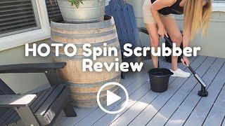 HOTO Spin Scrubber Review - saving time & my back while cleaning!