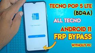 Tecno BD4a Frp Bypass | Pop 5 lite frp bypass | Tecno Pop 5 lte frp Bypass Andoid 11| Tecno BD4J Frp