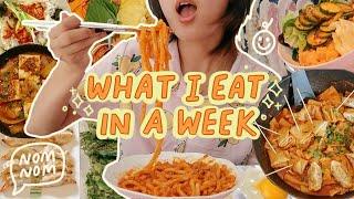 what i eat in a week  korean food + home cooking