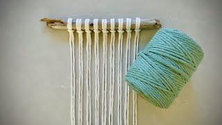 Macrame - Simple Macrame Wall Hanging - Macrame Tutorial