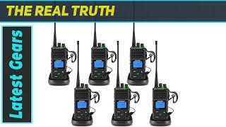 SAMCOM Long Range Walkie Talkies for Adults, Best 5W Two Way Radios with Earpieces