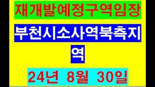 부천시 소사역북측   재개발예정구역 임장