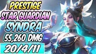 S+ 831 AP PRESTIGE STAR GUARDIAN SYNDRA MID FULL AP GAMEPLAY | Build & Runes | League of Legends