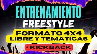 Contesta las rimas | Entrena freestyle Vs un Mc Real | Formato 4x4 | Vence a Riff