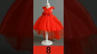 ||  2024 Birthday Party Dress Kids 7 Years Old || #shorts