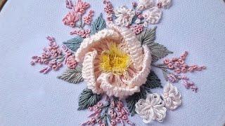 How to Do a 3D Flower - New Design Mixed Stitch