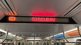 IND 8 Av Local: R179 (C) Train [Washington Heights-168 St to Euclid Av]