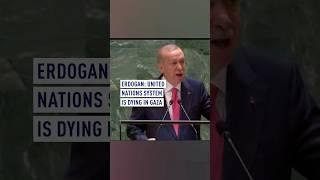 Erdogan: United Nations system is dying in Gaza