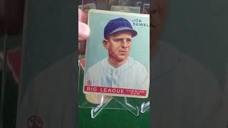 1933 Goudey Joe “Rip” Sewell | Great Goudey Reveal Redux | The story of “Black Betsy”