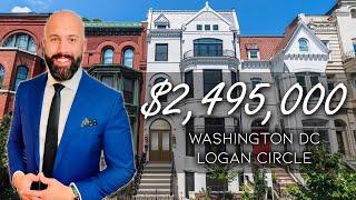 Impeccable Luxury Design in Logan Circle | Tour New Construction Washington DC Row Home