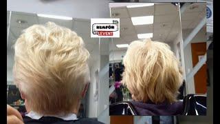 Kısa katlı saç kesimi (EĞİTİM 9)#Kısasaçkesim #Shorthaircut #Amazinghaircut #hairstyle #haircut