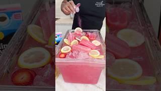 Pink lemonade popsicle jungle juice #cocktail #lemon ade on