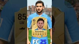  KHVICHA KVARATSKHELIA fifa evolution (23-25) #eafc25 #fc25 #fifa #kvaratskhelia #napoli